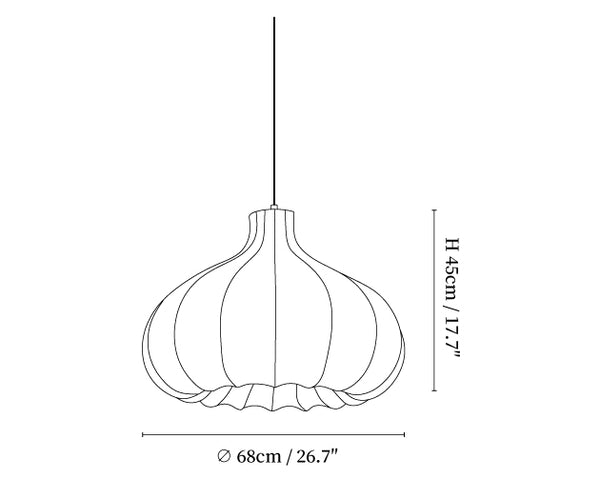 Mosh Silk Pendant Lamp