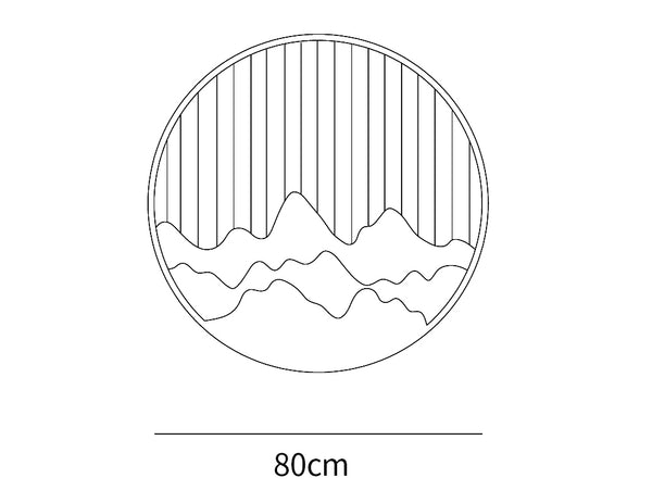 Mountain Outdoor Wall Lamp