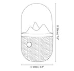 Mountain Peak Night Table Lamp