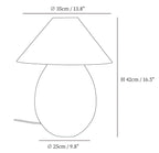 Mountain Wood Table Lamp