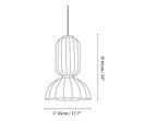 Mulberry Silk Lantern Pendant Light