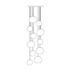 Multi Lava Round Pendant Lamp