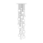 Multi Lava Round Pendant Lamp