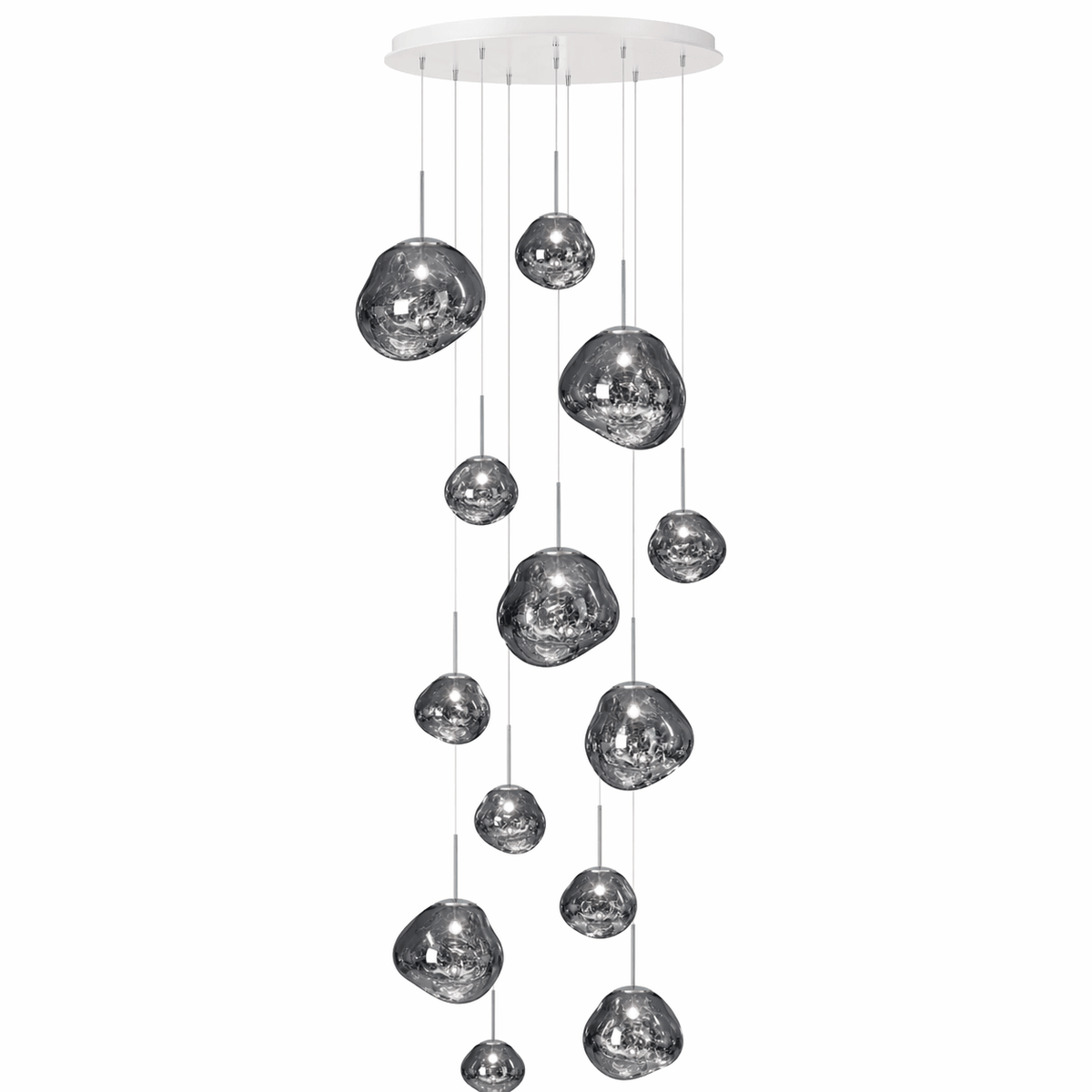 Multi Lava Round Pendant Lamp
