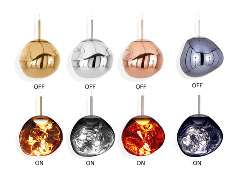 Multi Lava Round Pendant Lamp