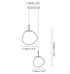 Multi Lava Round Pendant Lamp