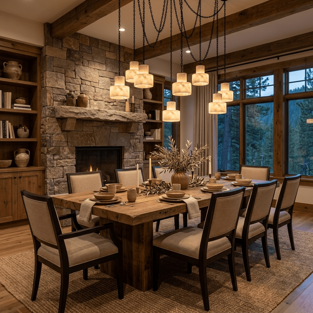 Multi - Tier Chain Drum Pendant Lamp