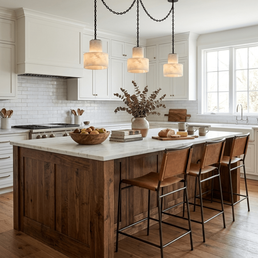 Multi - Tier Chain Drum Pendant Lamp