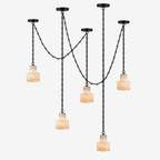 Multi - Tier Chain Drum Pendant Lamp