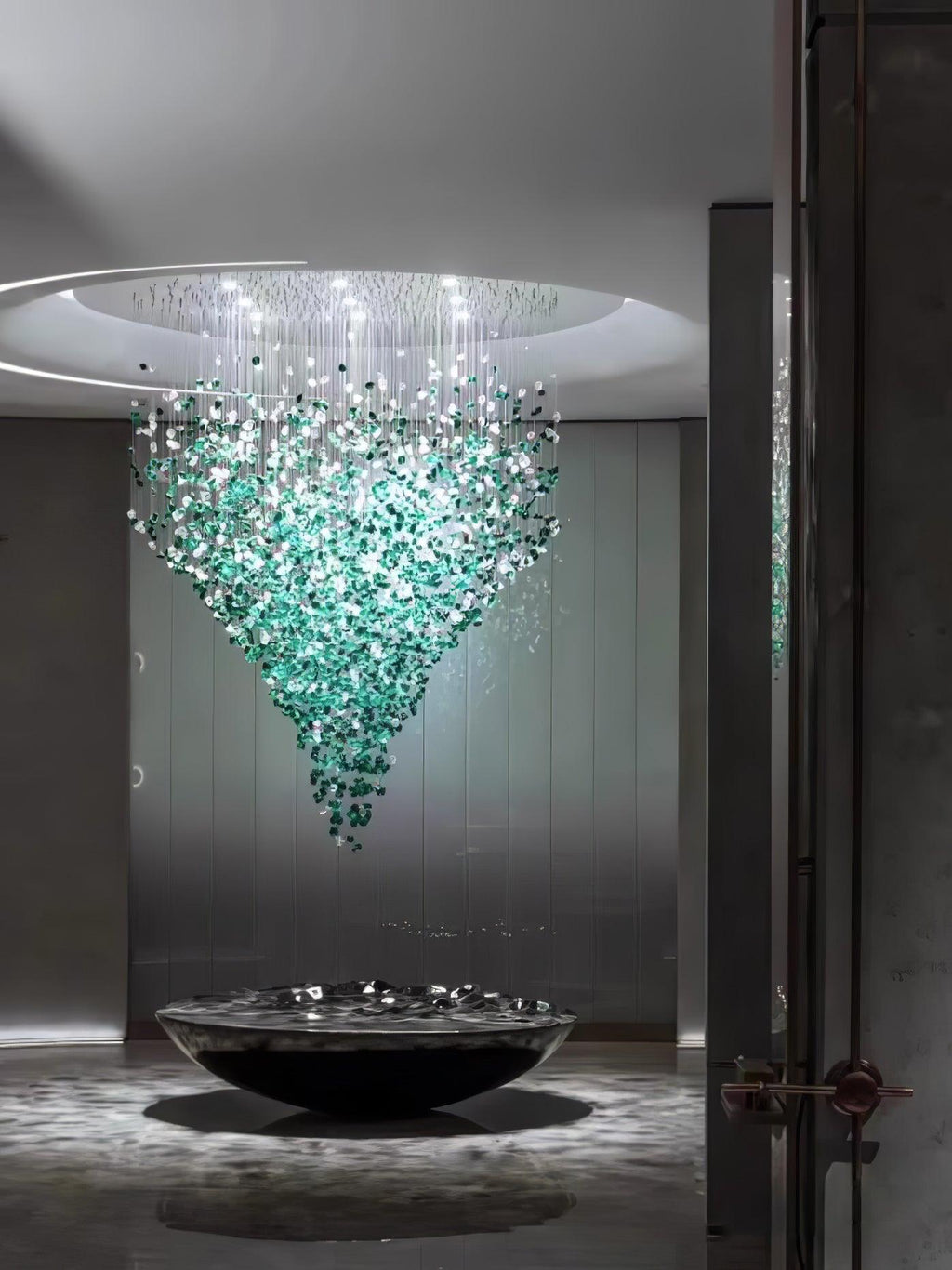 Multicolor Crystal Stone Chandelier
