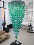 Multicolor Crystal Stone Chandelier