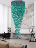 Multicolor Crystal Stone Chandelier