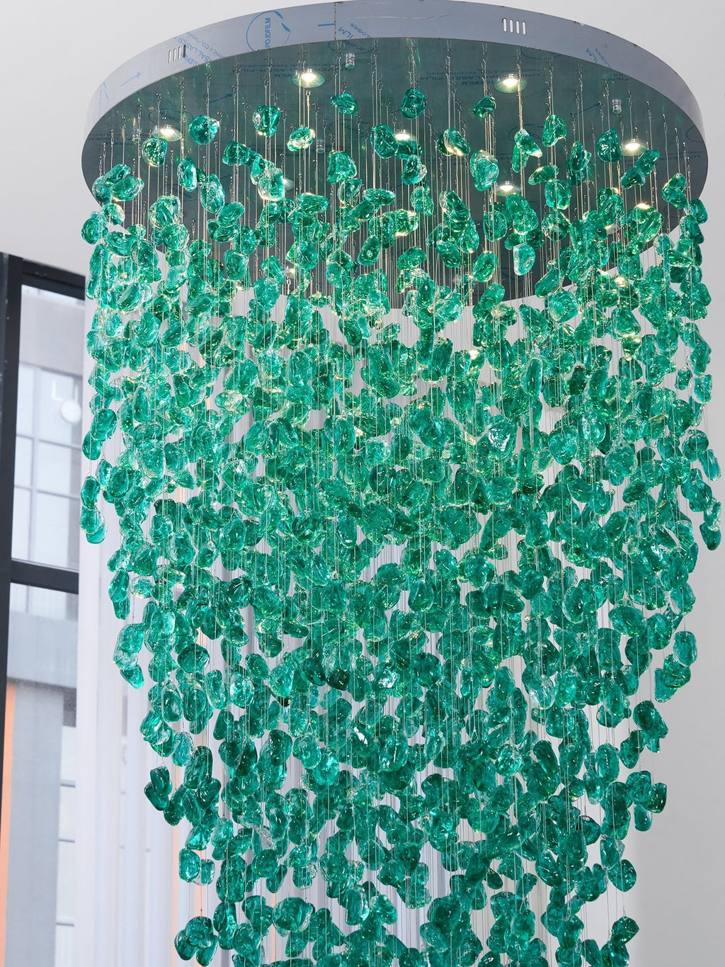 Multicolor Crystal Stone Chandelier