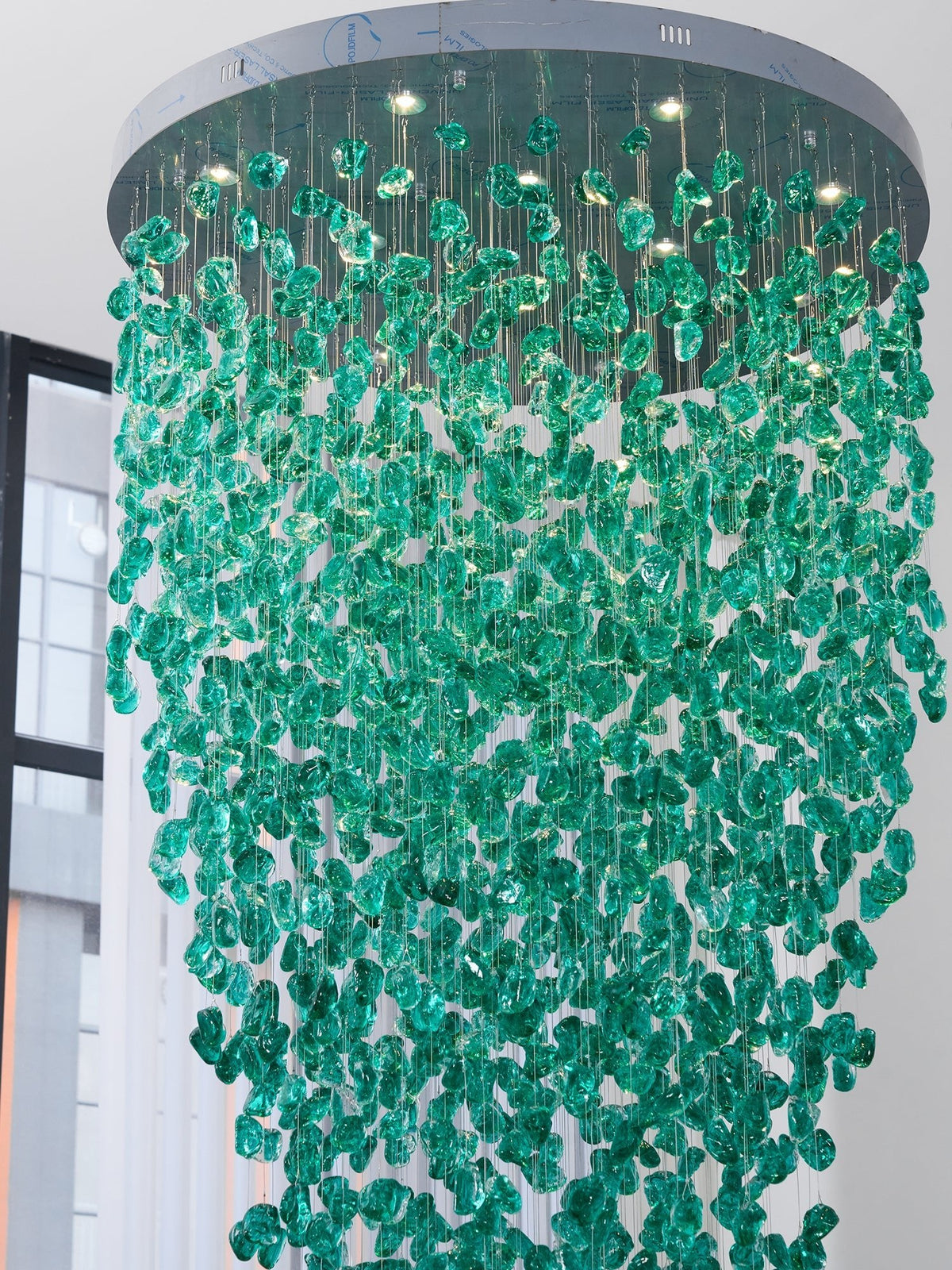 Multicolor Crystal Stone Chandelier