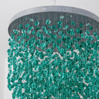 Multicolor Crystal Stone Chandelier