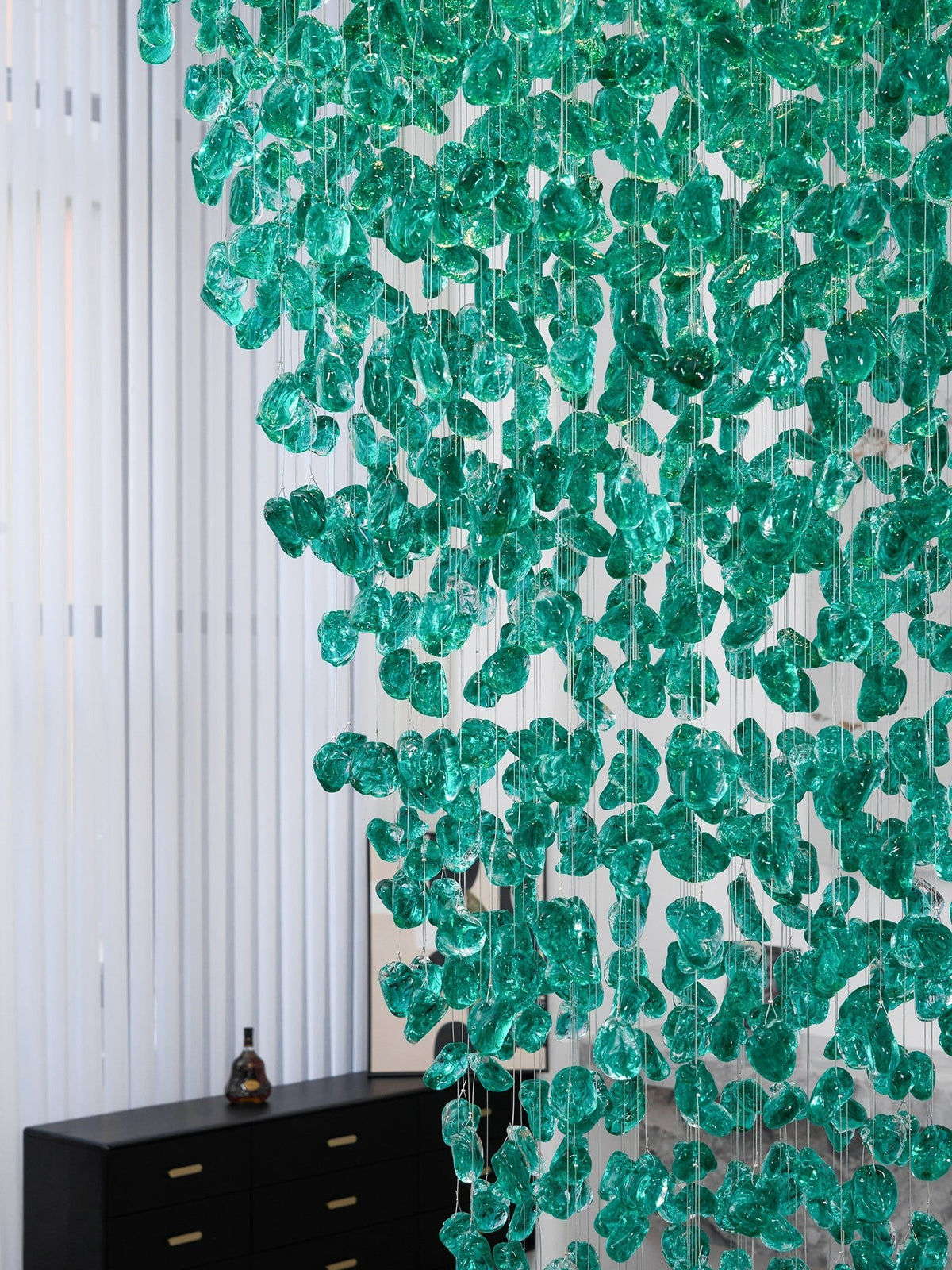 Multicolor Crystal Stone Chandelier