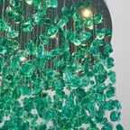 Multicolor Crystal Stone Chandelier