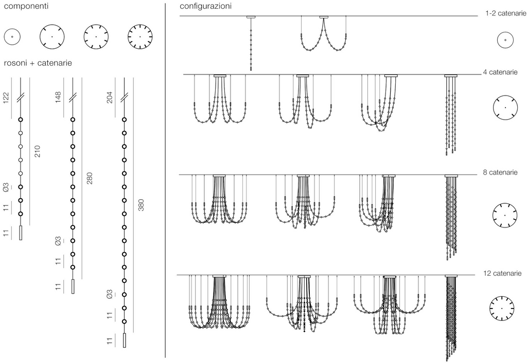 Multidot Chandelier