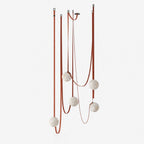 Multiple Belt Alabaster Pendant Light