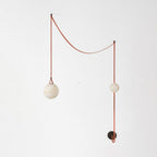 Multiple Belt Alabaster Pendant Light