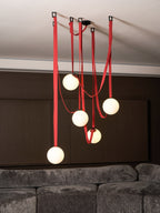 Multiple Belt Art Pendant Light