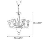 Black Candle Chandelier