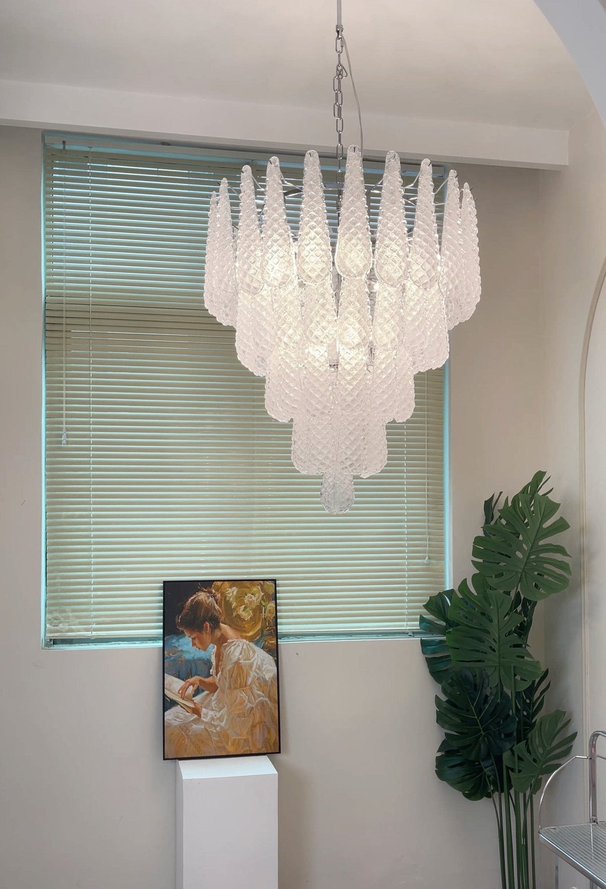 Murano Glass Dewdrop Chandelier