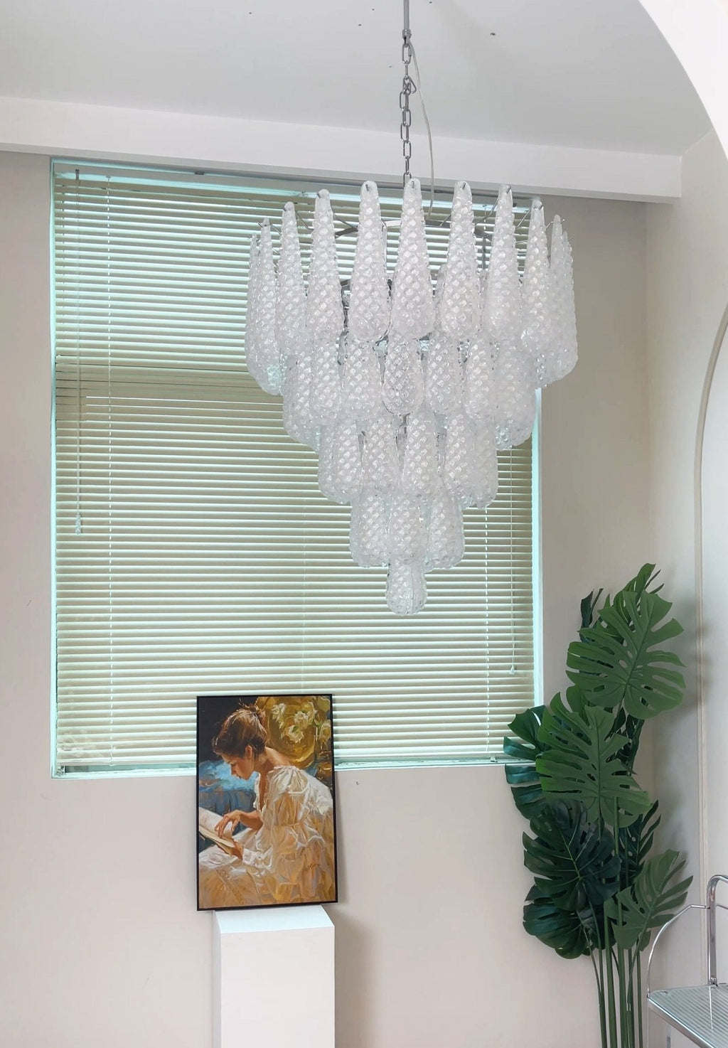Murano Glass Dewdrop Chandelier