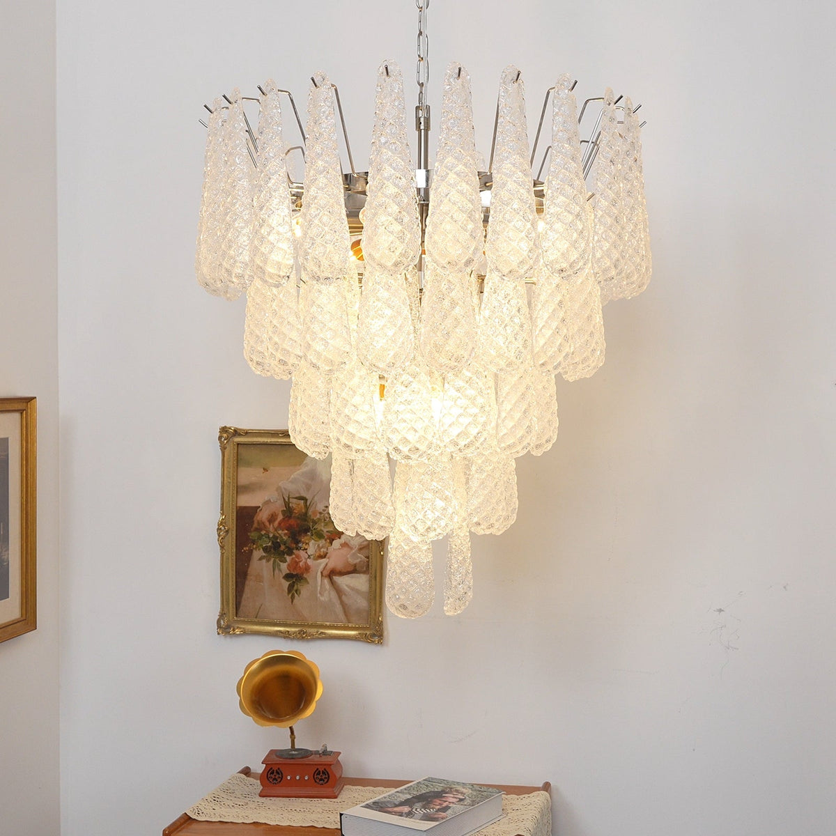 Murano Glass Dewdrop Chandelier