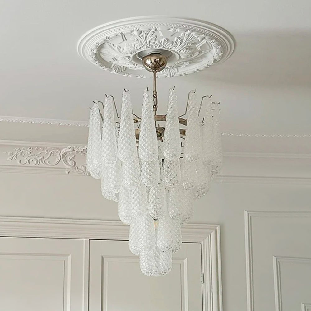 Murano Glass Droplet Chandelier