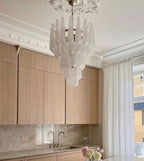 Murano Glass Droplet Chandelier