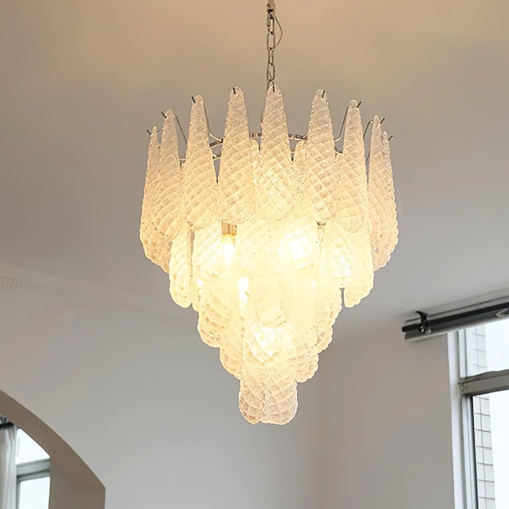 Murano Glass Droplet Chandelier