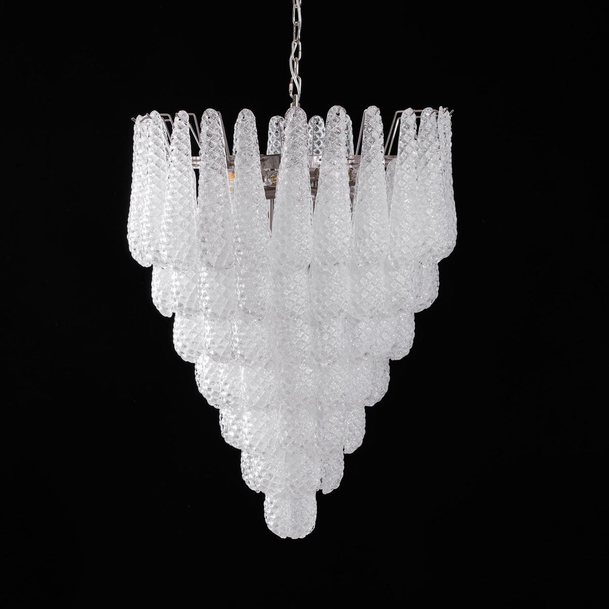 Murano Glass Droplet Chandelier