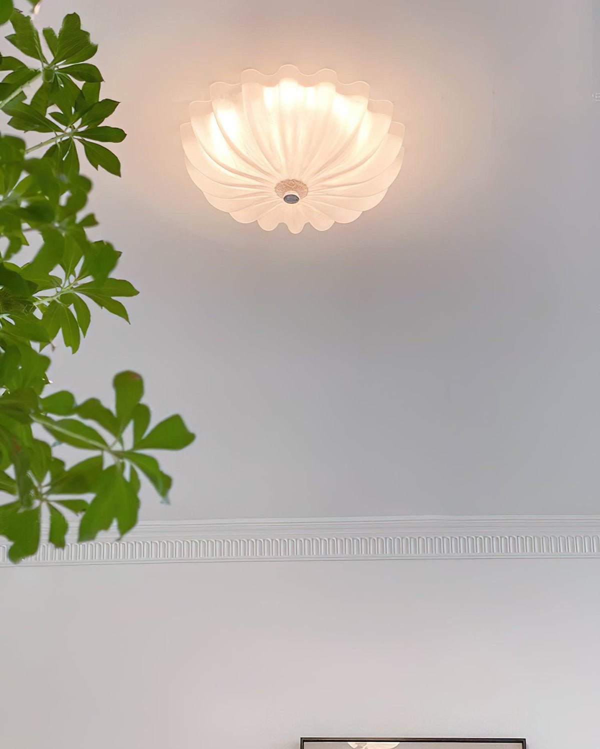 Murano Glass Flush Ceiling Light