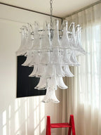 Murano Glass Petals Chandelier