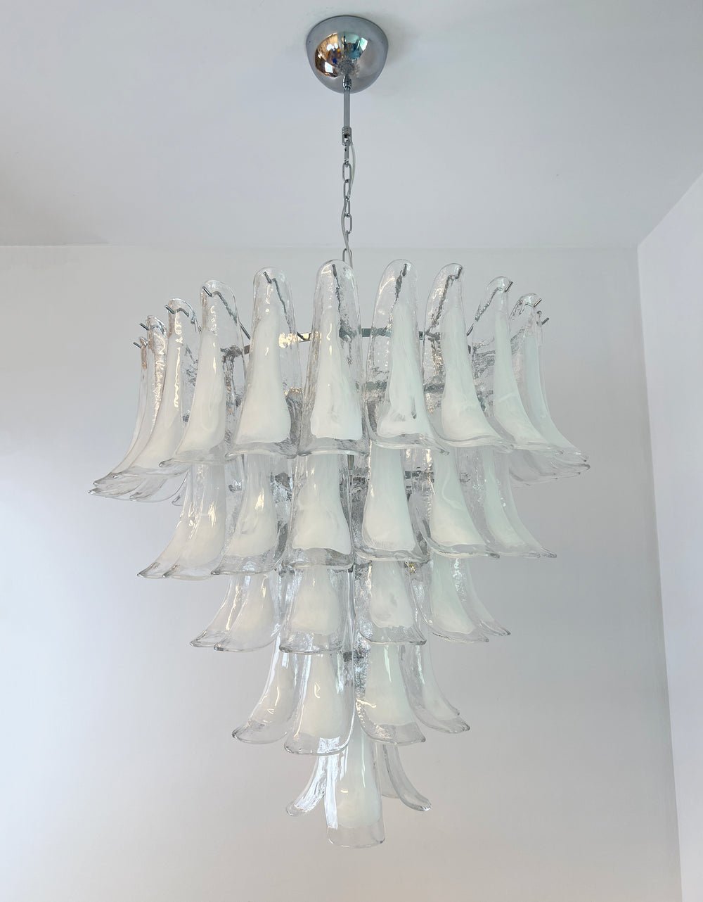 Murano Glass Petals Chandelier