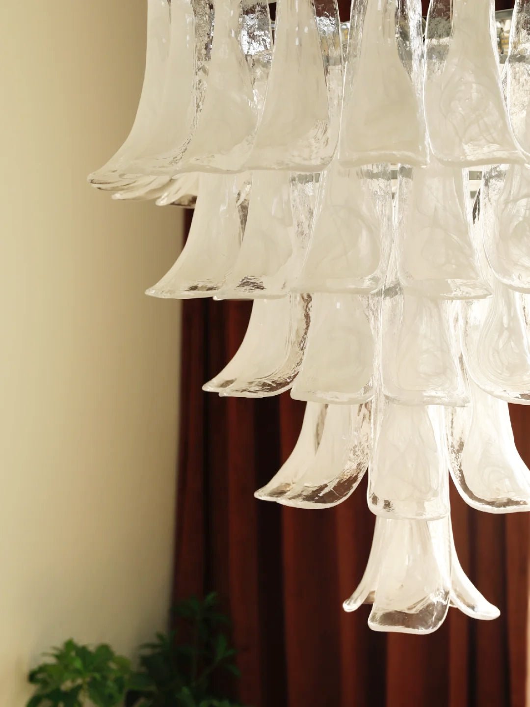 Murano Glass Petals Chandelier