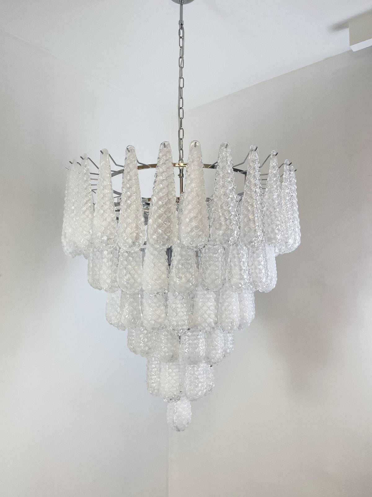 Murano Glass Pinecone Chandelier
