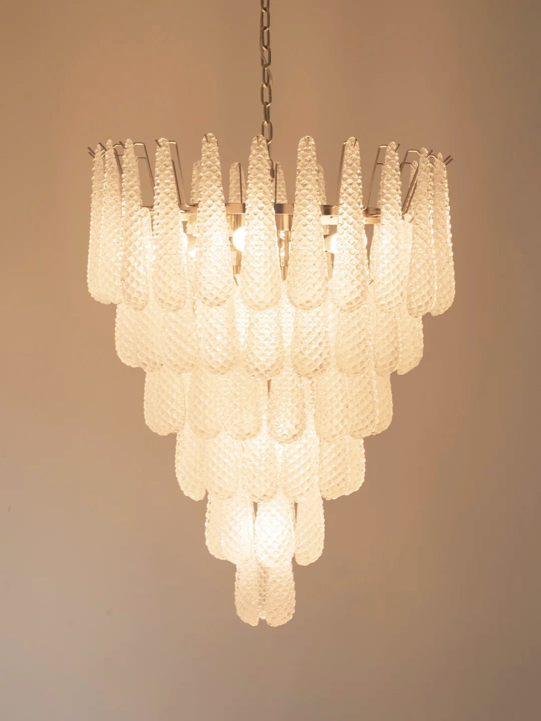 Murano Glass Pinecone Chandelier