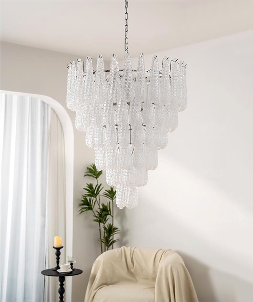 Murano Glass Pinecone Chandelier