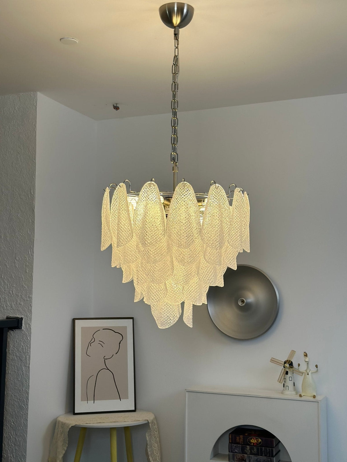 Murano Glass Teardrop Chandelier