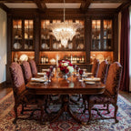 Murano Palmette Transparent Chandelier