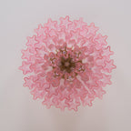 Murano Pink Glass Ceiling Light