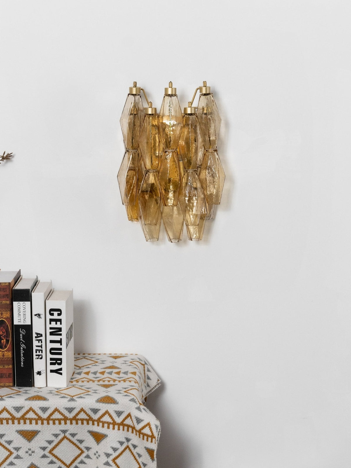 Murano Rhombus Glass Wall Lamp
