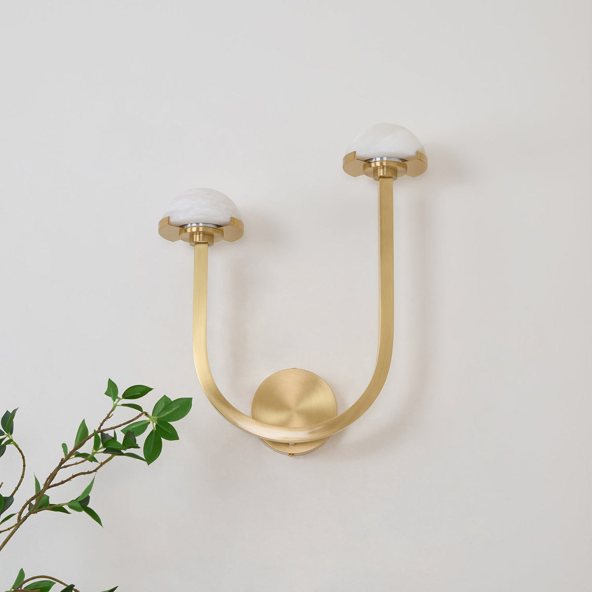 Mushroom Alabaster Wall Lamp