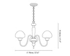 Mushroom Cap Chandelier