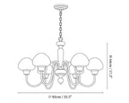 Mushroom Cap Chandelier