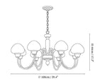 Mushroom Cap Chandelier