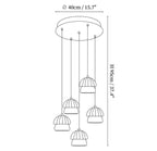 Mushroom Cluster Chandelier