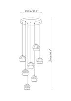 Mushroom Cluster Chandelier